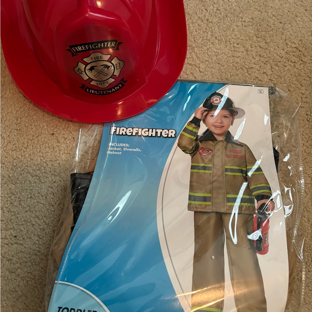 Firefighter Costume with Helmet